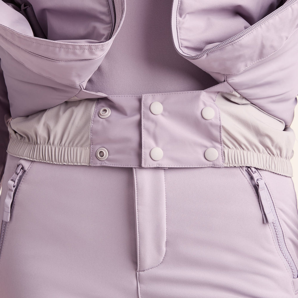 Meribel Womens Performance Waterproof Ski Jacket - Lavender Grey - Image 13