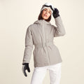 Meribel Womens Performance Waterproof Ski Jacket - Simply Taupe
