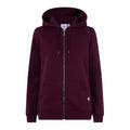 Mia Womens Supersoft Zip Hoody - Burgundy - Image 8