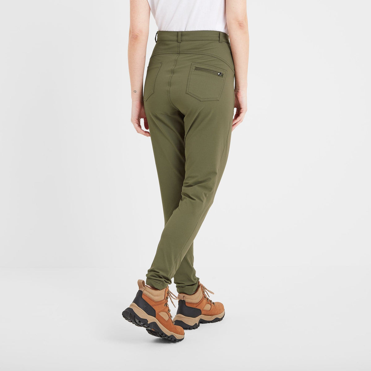 Milton Womens Water Resistant Slim Trouser Regular - Khaki - Image 3