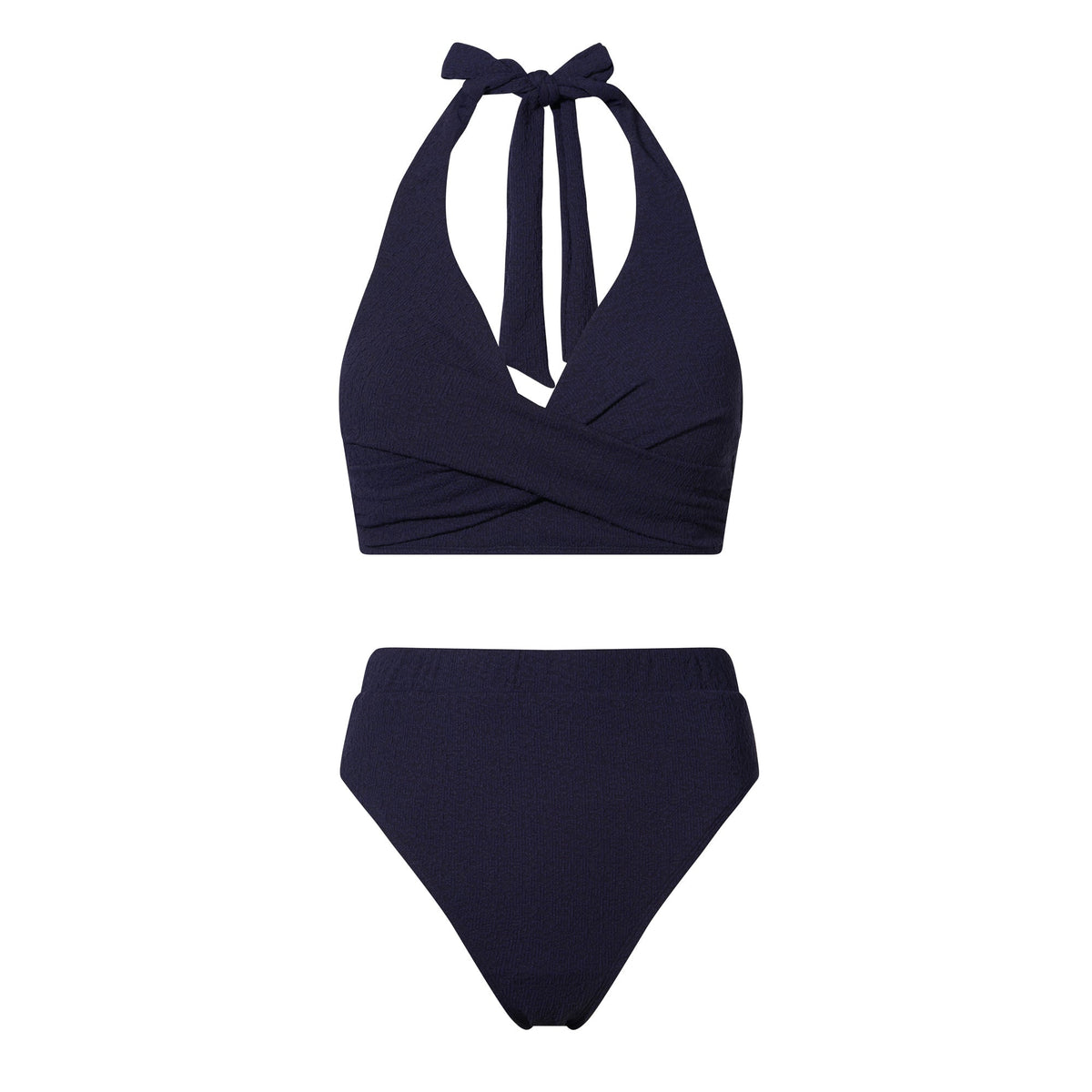 Mina Womens 2 Piece Bikini - Oxford Blue - Image 9