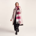 Miyara Woven Scarf - Washed Burgundy