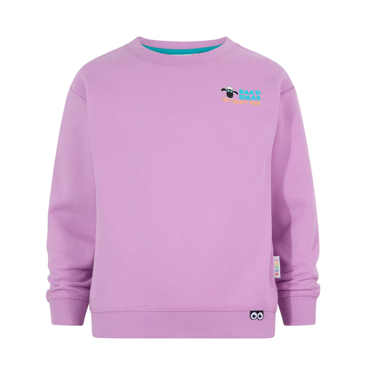 Montadale Kids Shaun the Sheep Crew Sweat - Lilac Haze - Image 8