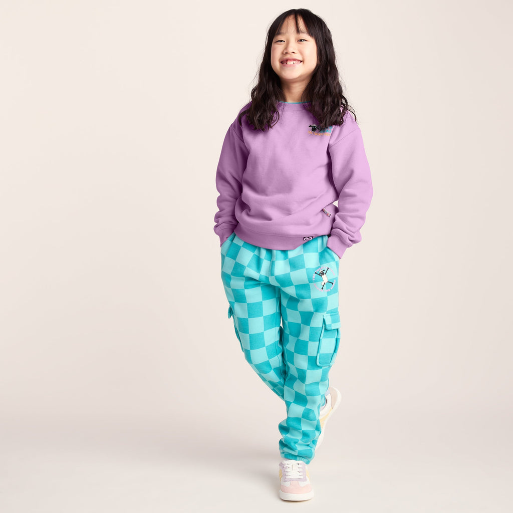 Montadale Kids Shaun the Sheep Crew Sweat - Lilac Haze - Image 2