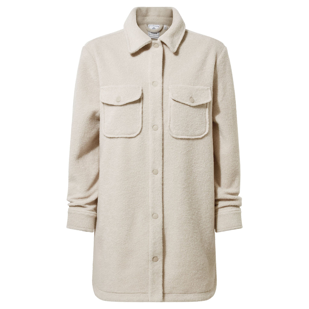 Nayla Womens Long Shacket - Warm Cloud - Image 7