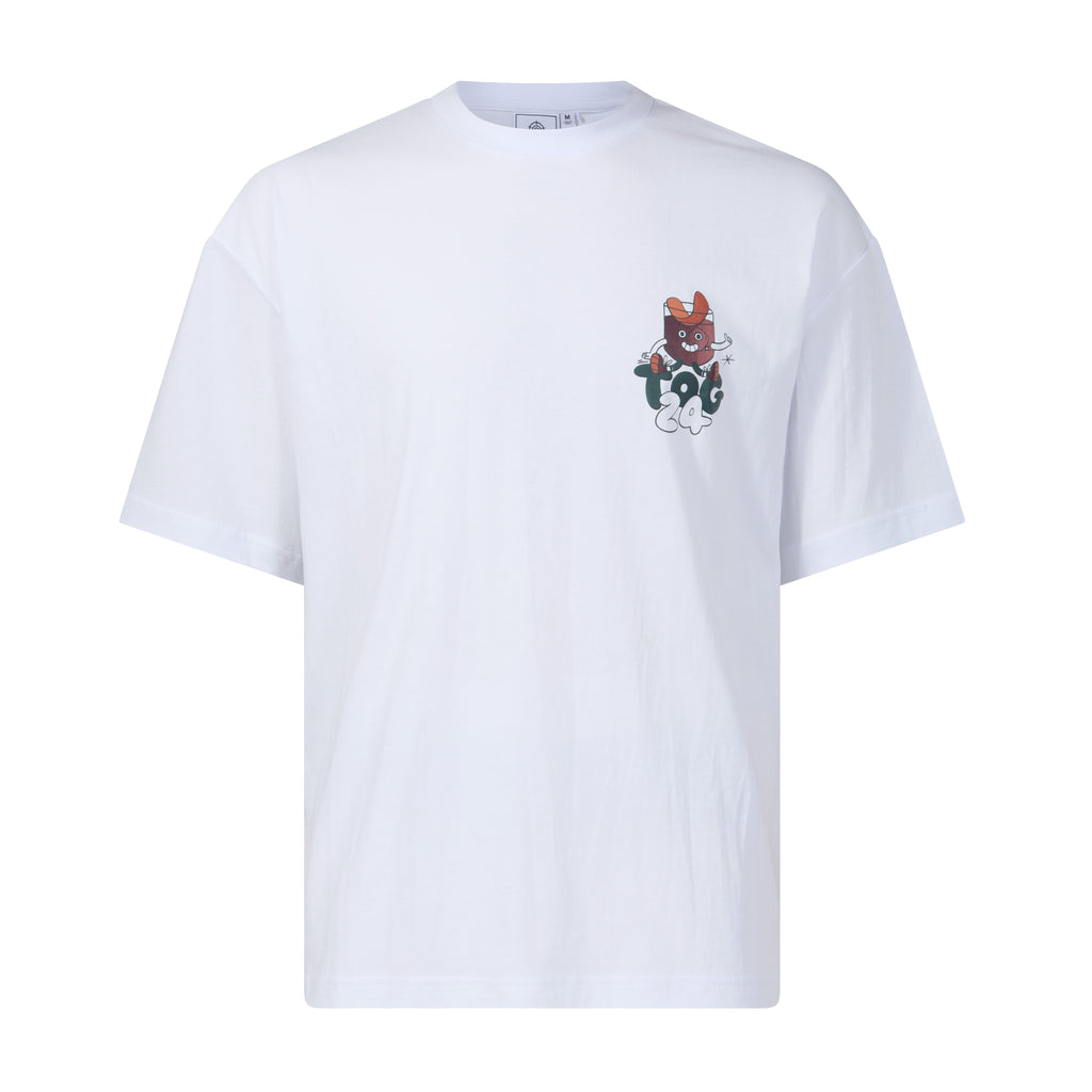 Negroni Mens Relaxed Fit 100% Cotton Supersoft Hattie Clark T-Shirt - Optic White - Image 8