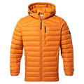 North Mens RDS Certified Down Hooded Jacket - Dark Orange - Image 8