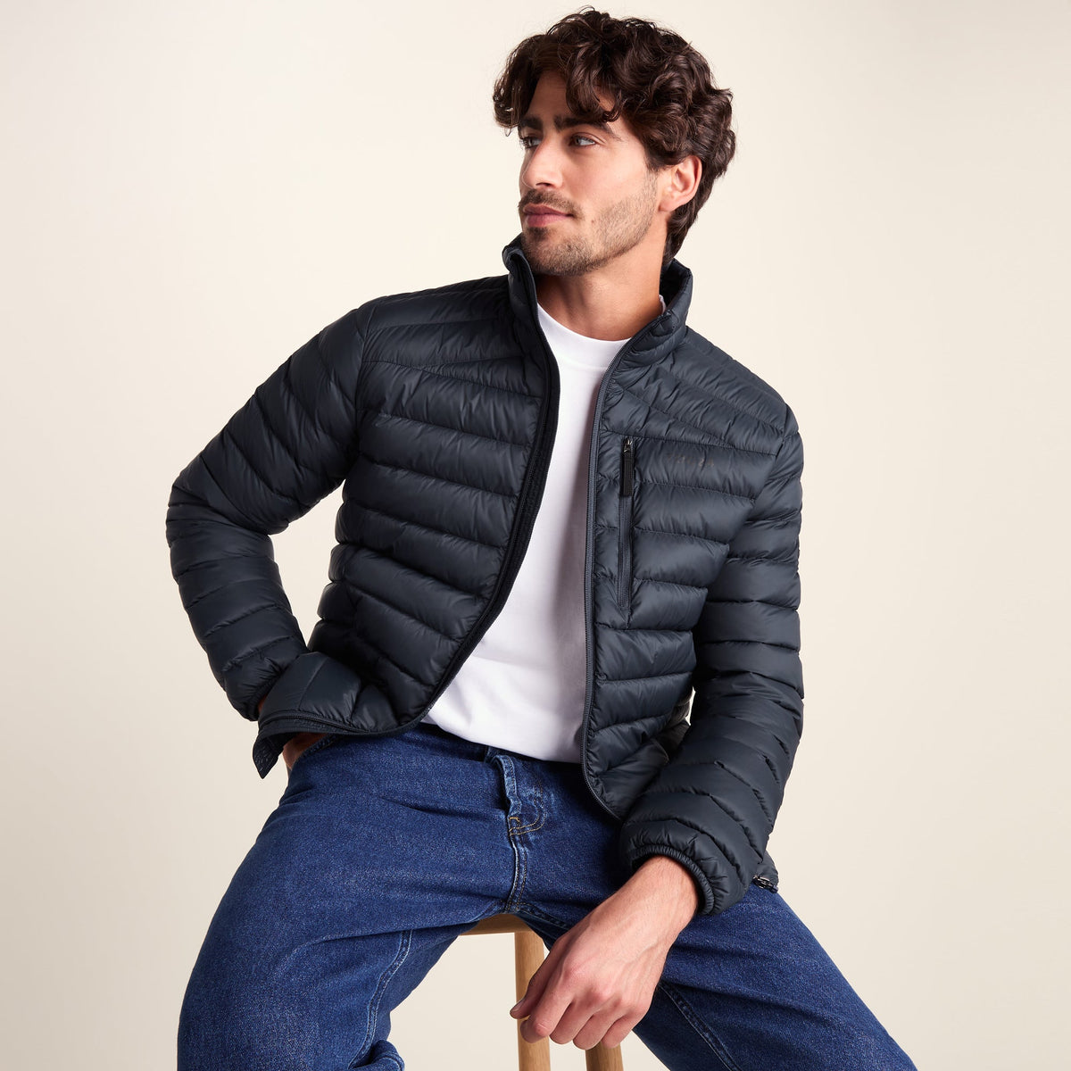 North Mens RDS Certified Down Jacket - Dark Indigo - Image 4