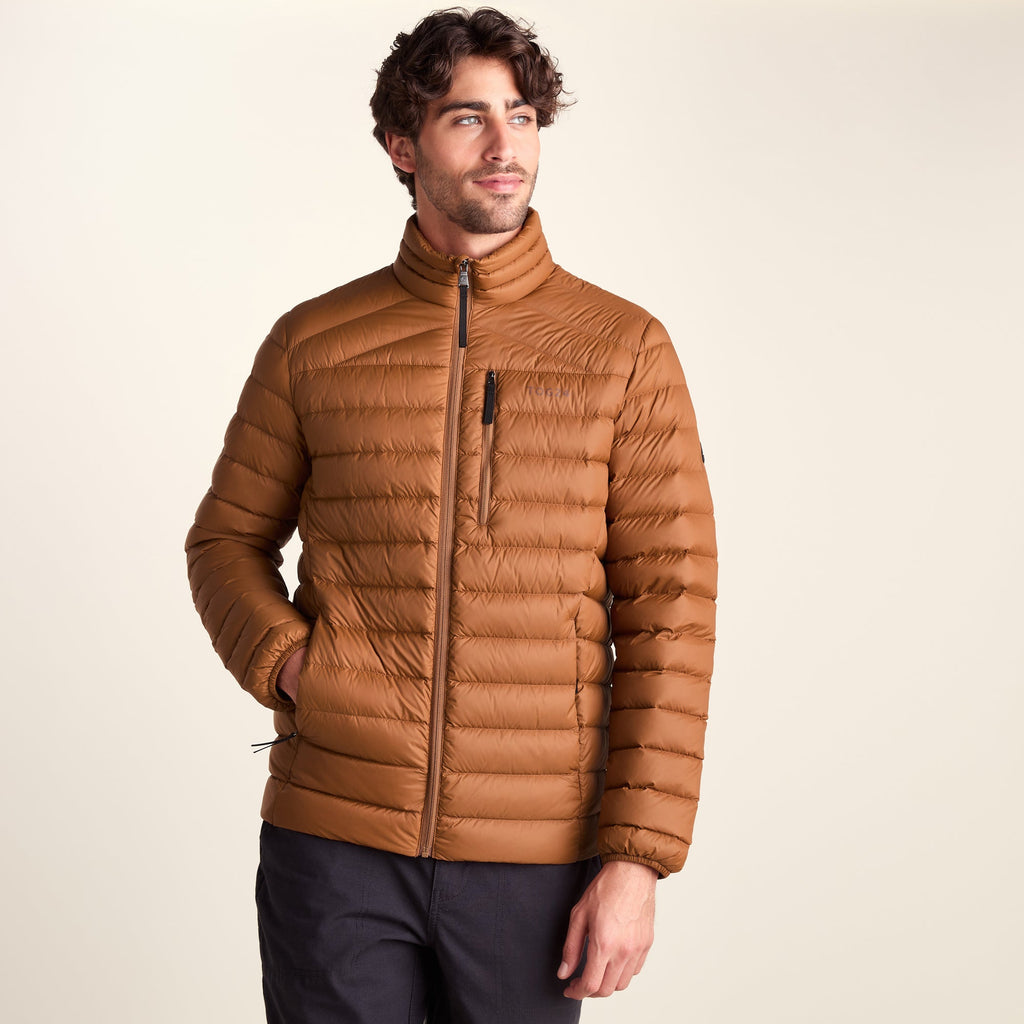 North Mens RDS Certified Down Jacket - Rust - Image 7