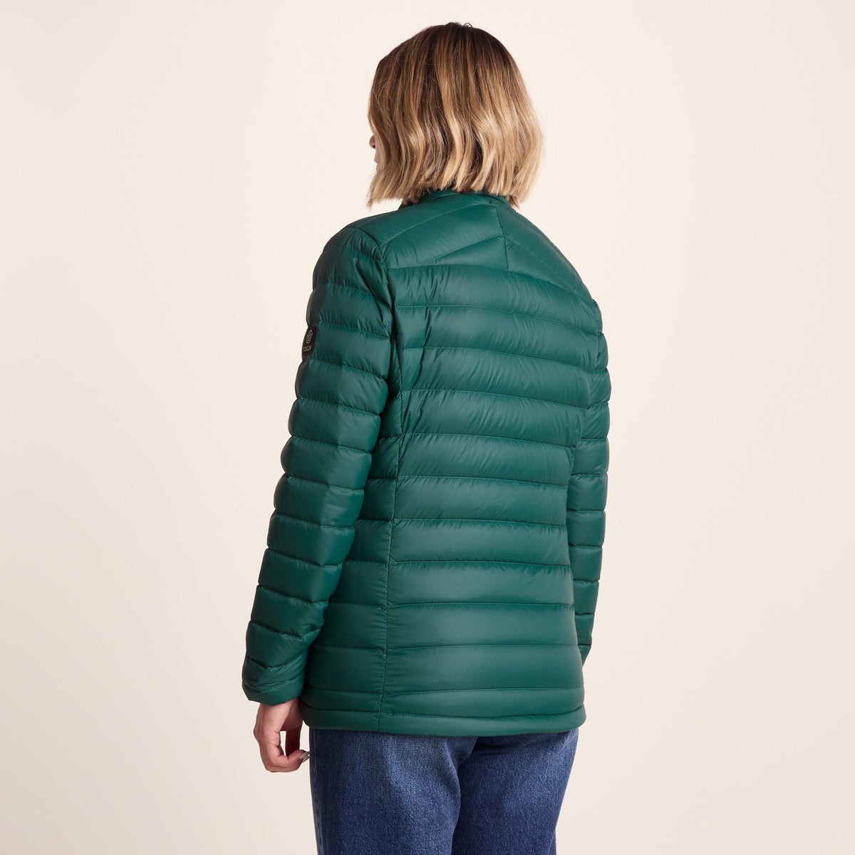 North Womens RDS Certified Down Jacket - Evergreen - Image 3