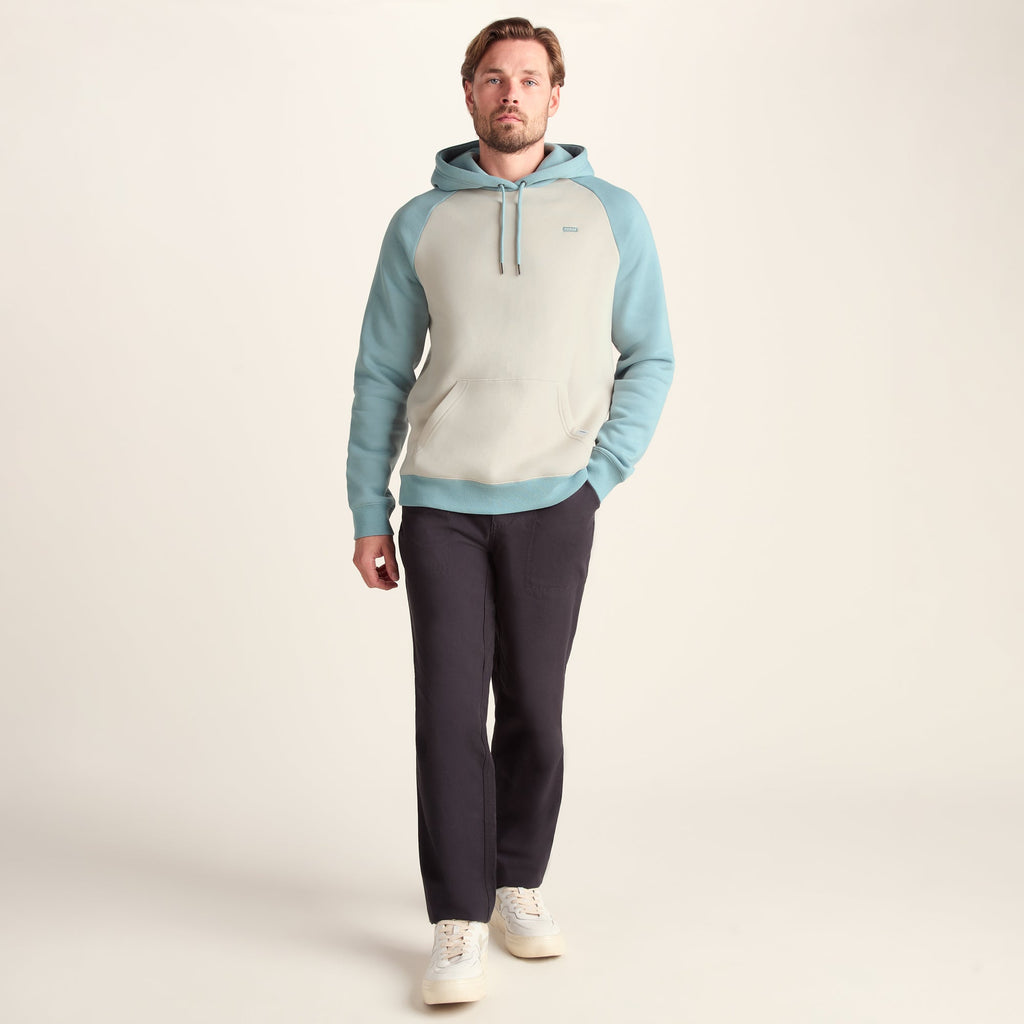 Noston Mens Supersoft Raglan Hoody - Summer Sky - Image 2
