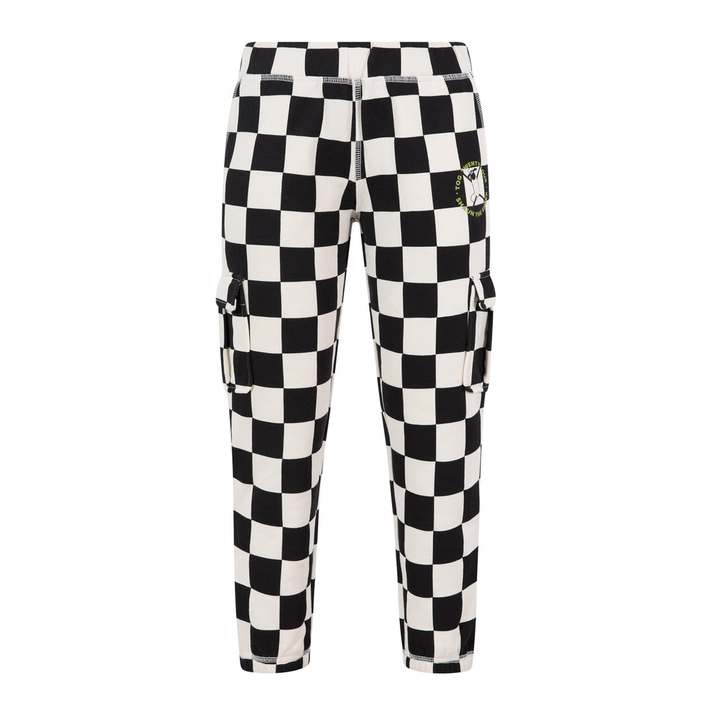 Polypay Kids Shaun the Sheep Sweat Pant - Black Woolly Checkerboard - Image 7