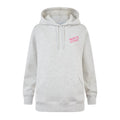 Positivity Womens Supersoft Heavyweight Graphic Print Hoodie - Ice Grey Melange - Image 7