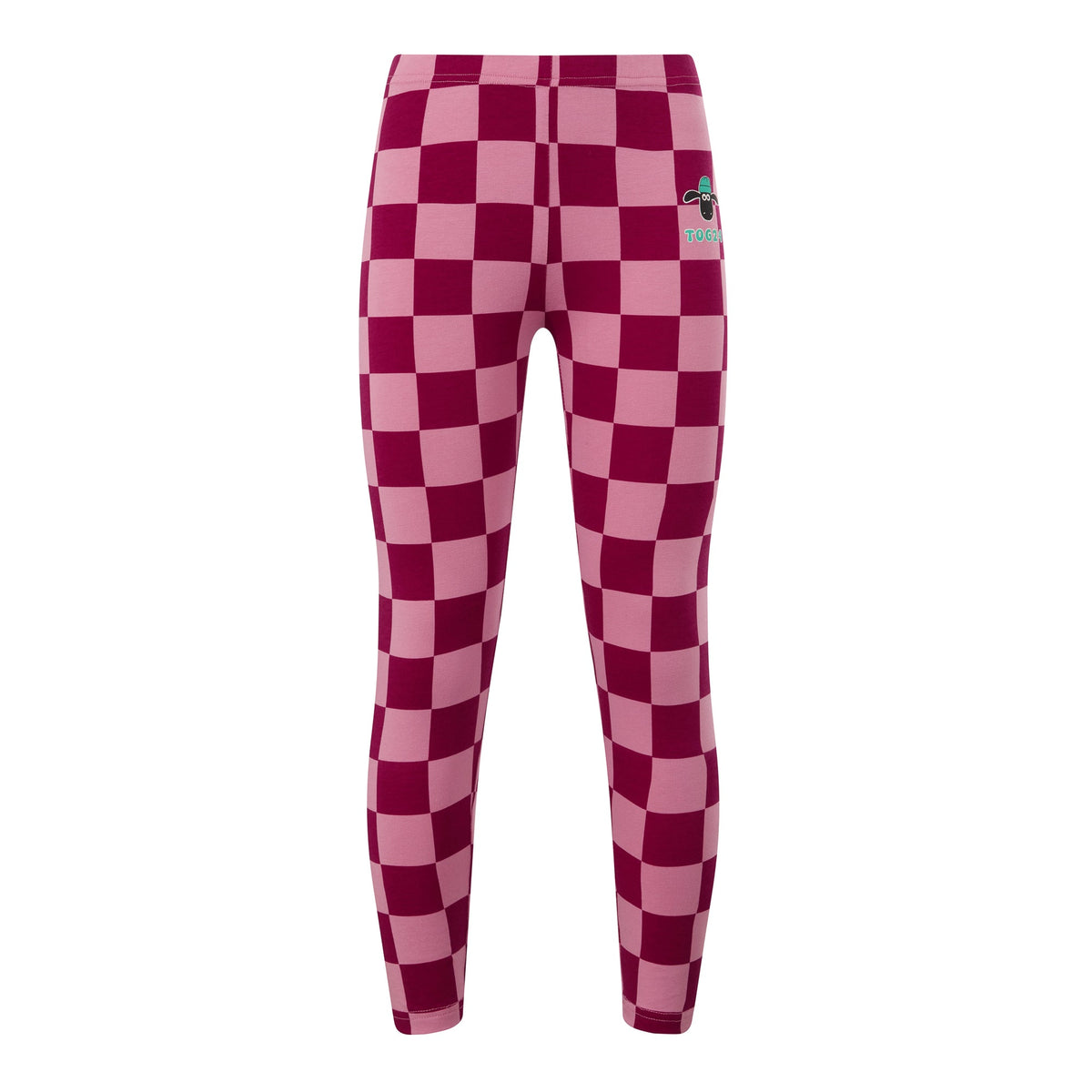 Racka Kids Shaun the Sheep Legging - Candy Floss/Beetroot Red - Image 8