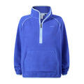 Rawson Womens Relaxed Fit Microfleece Zip Neck - Cobalt Blue - Image 6
