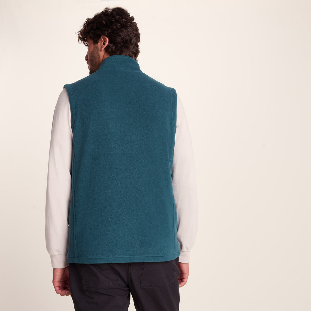 Revive Mens Fleece Gilet - Dark Turquoise - Image 3