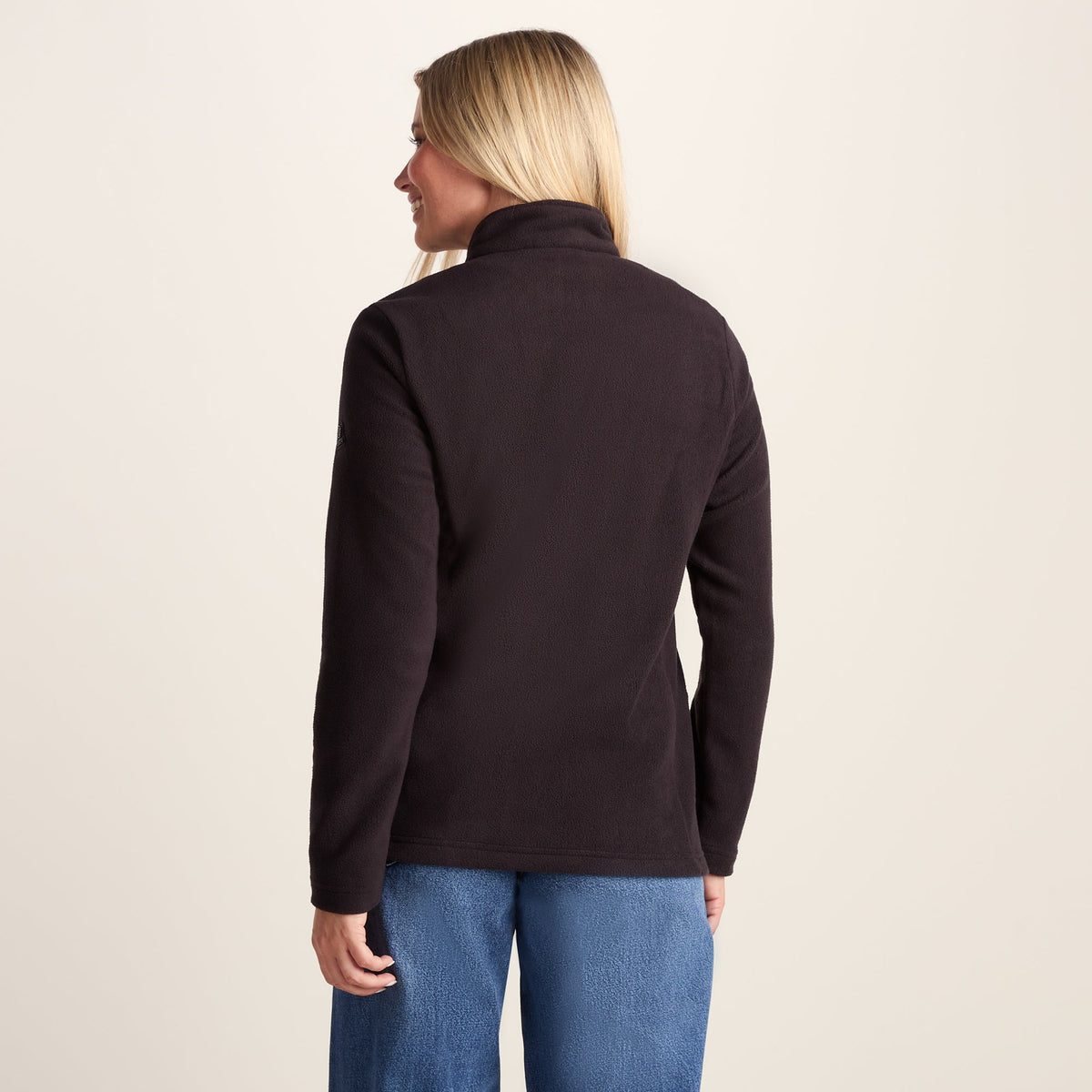 Revive Womens Fleece Jacket - Black - Image 4
