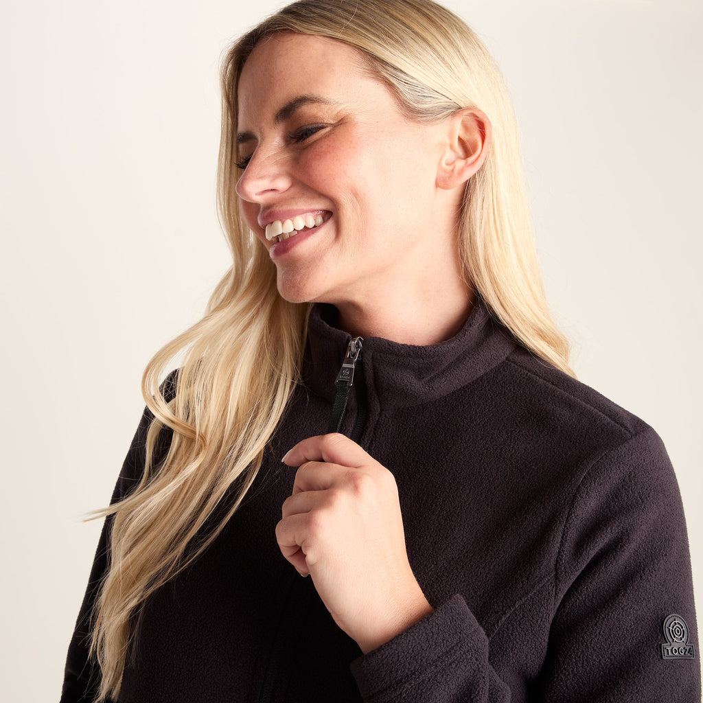 Revive Womens Fleece Jacket - Black - Image 6