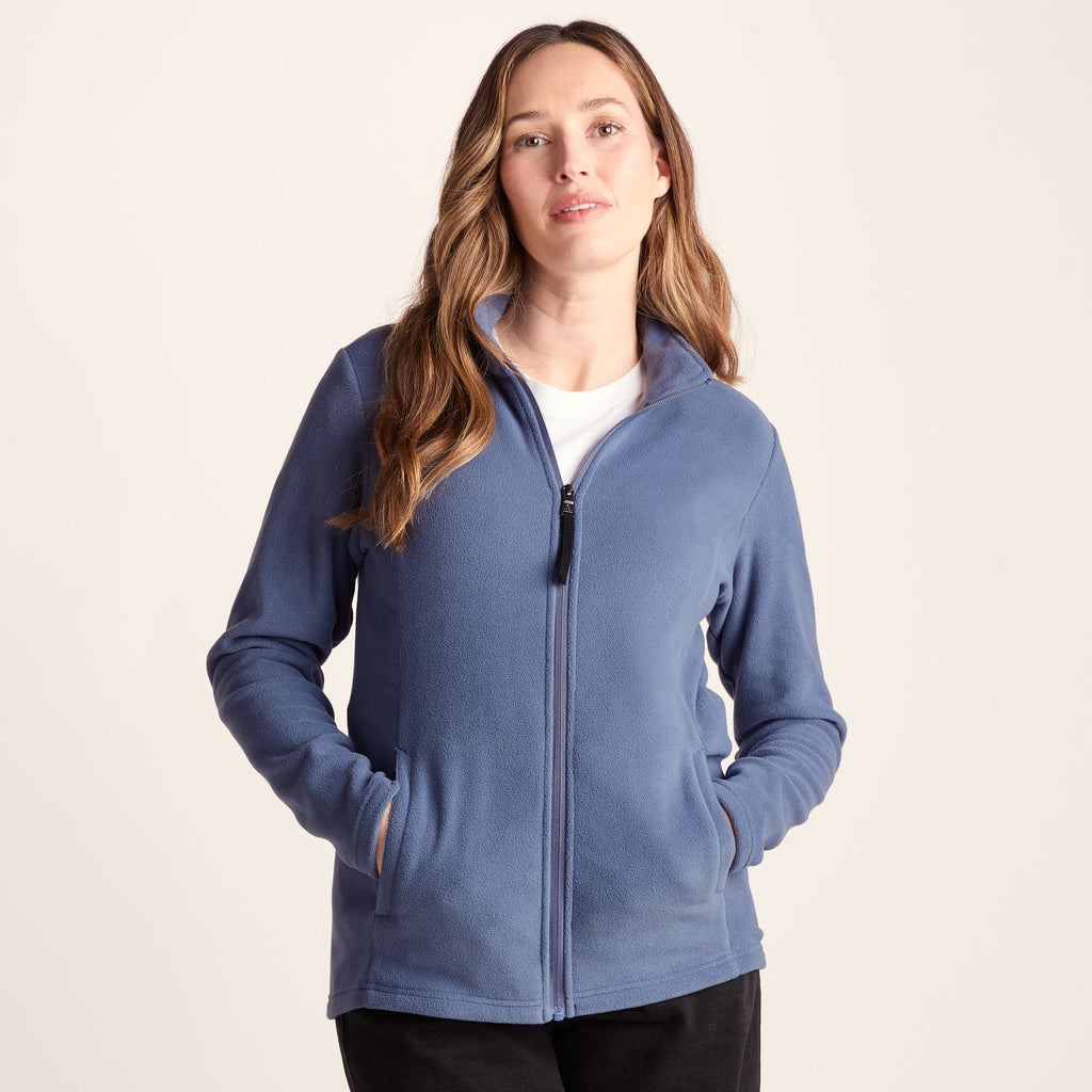 Revive Womens Fleece Jacket - Smokey Blue - Image 4