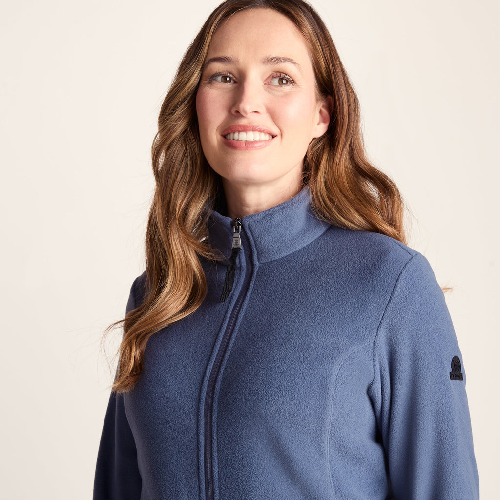 Revive Womens Fleece Jacket - Smokey Blue - Image 2