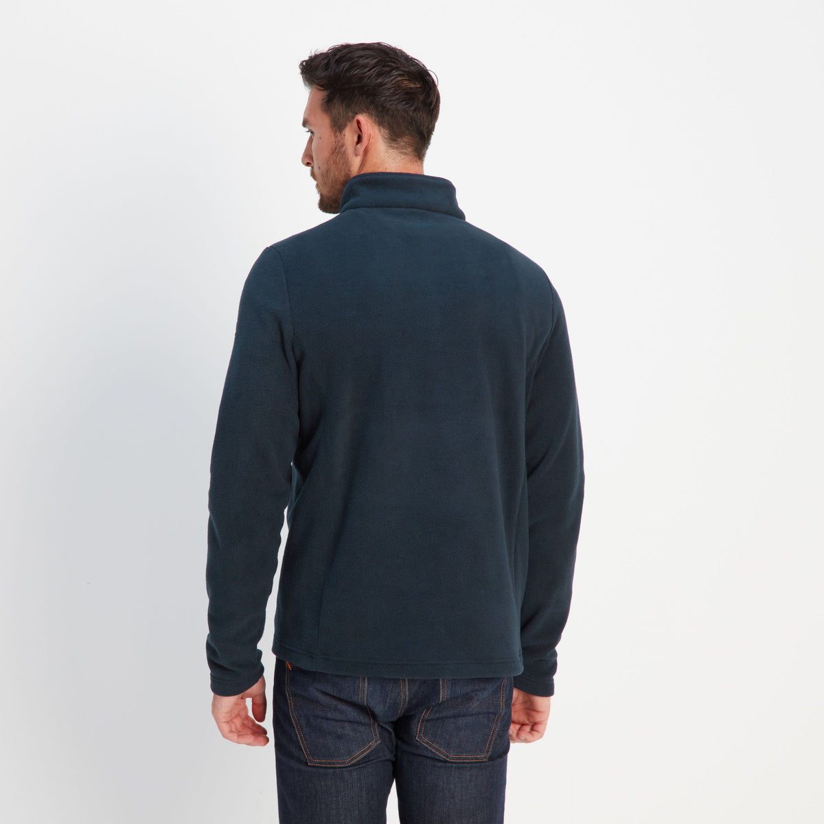 Revive Mens Quarter Zip Fleece - Dark Indigo - Image 4