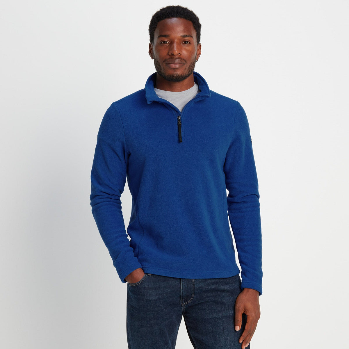 Revive Mens Quarter Zip Fleece - Royal Blue - Image 2