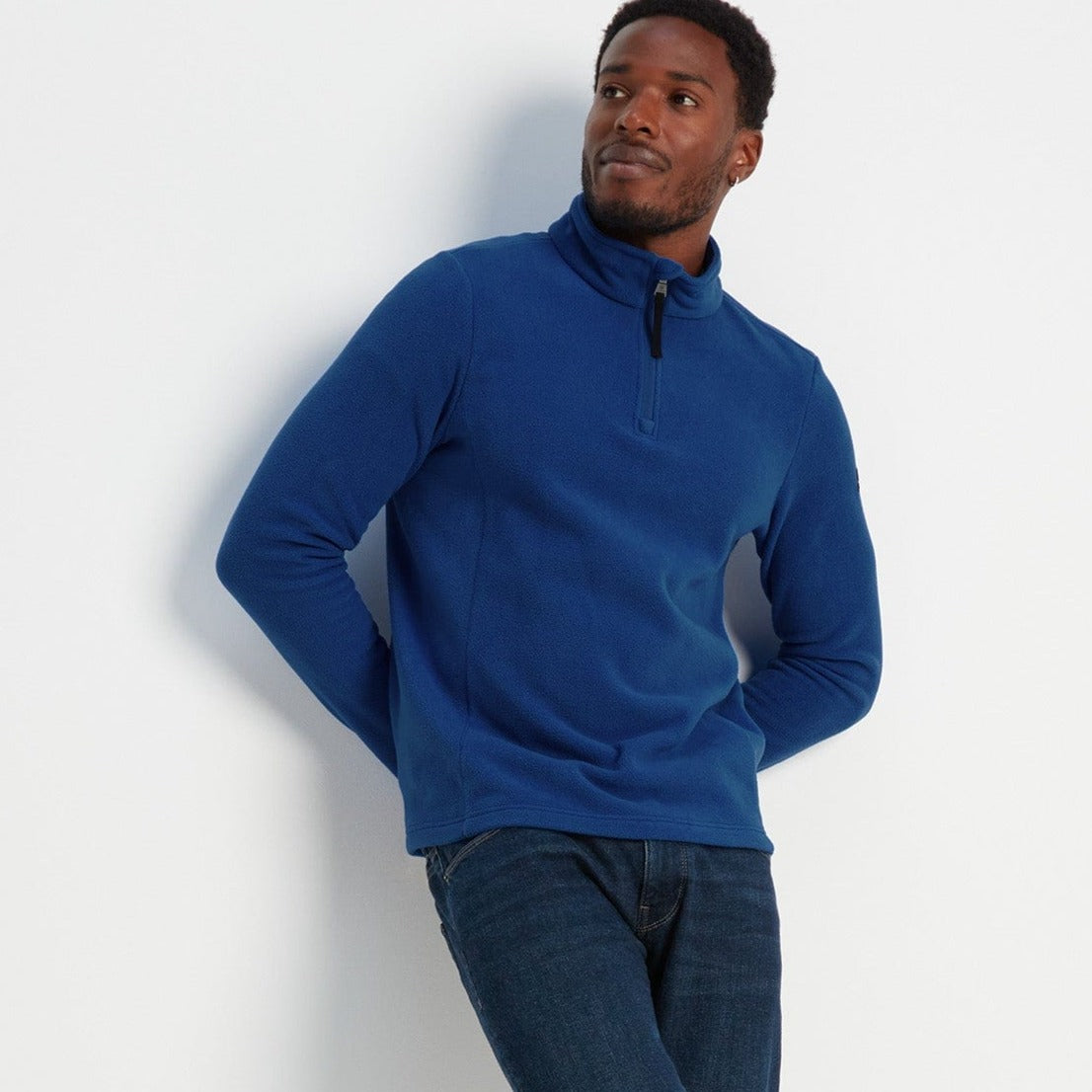 Revive Mens Quarter Zip Fleece - Royal Blue - Image 3
