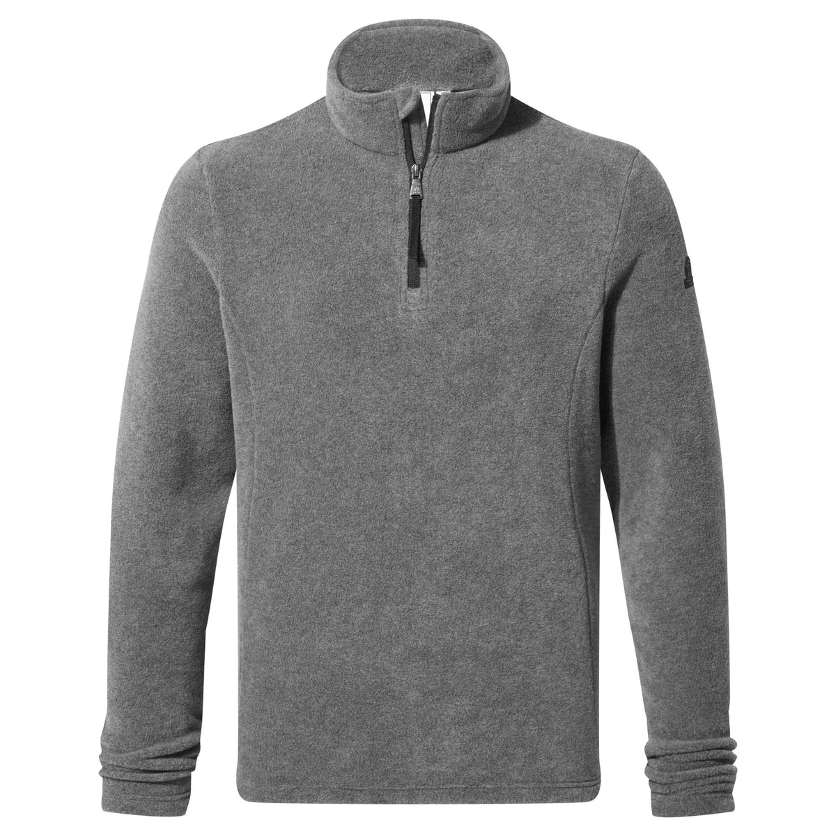 Revive Mens Quarter Zip Fleece - Grey Marl - Image 6