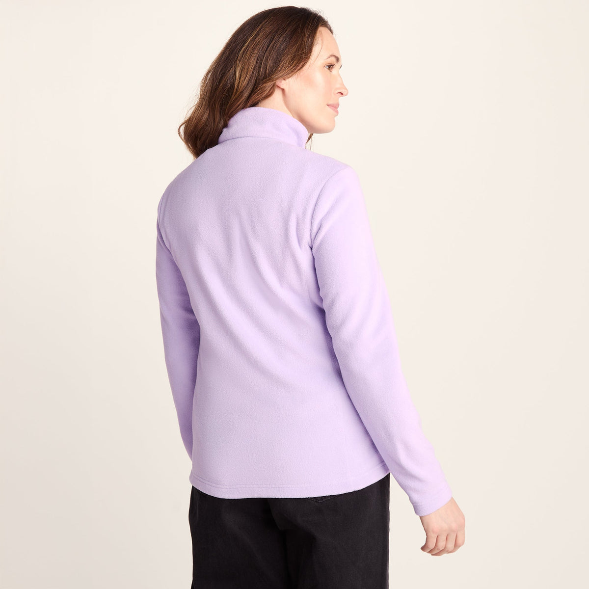 Revive Womens Quarter Zip Fleece - Lilac Blossom - Image 4