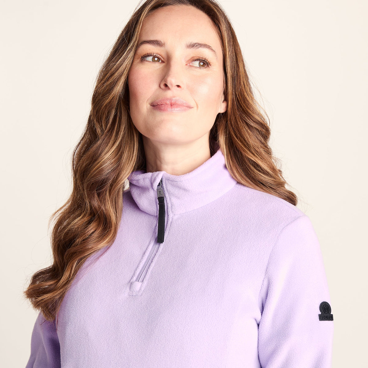 Revive Womens Quarter Zip Fleece - Lilac Blossom - Image 6