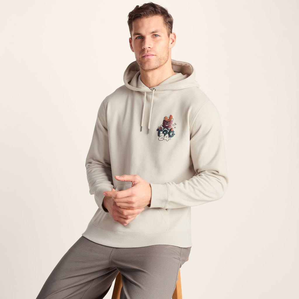 Riverton Mens Relaxed Fit Supersoft Hattie Clark Hoody - Warm Cloud - Image 4