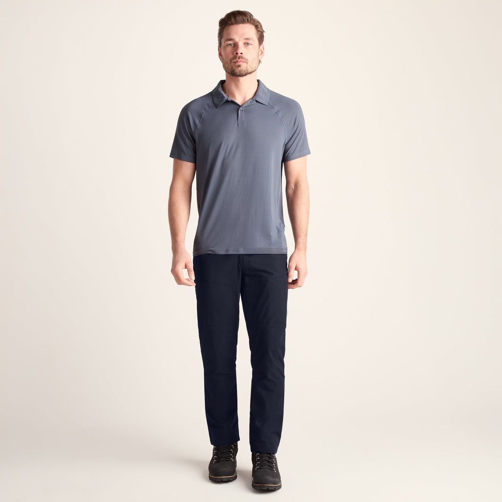 Rowland Mens Performance Trousers Short Leg - Navy - Image 2
