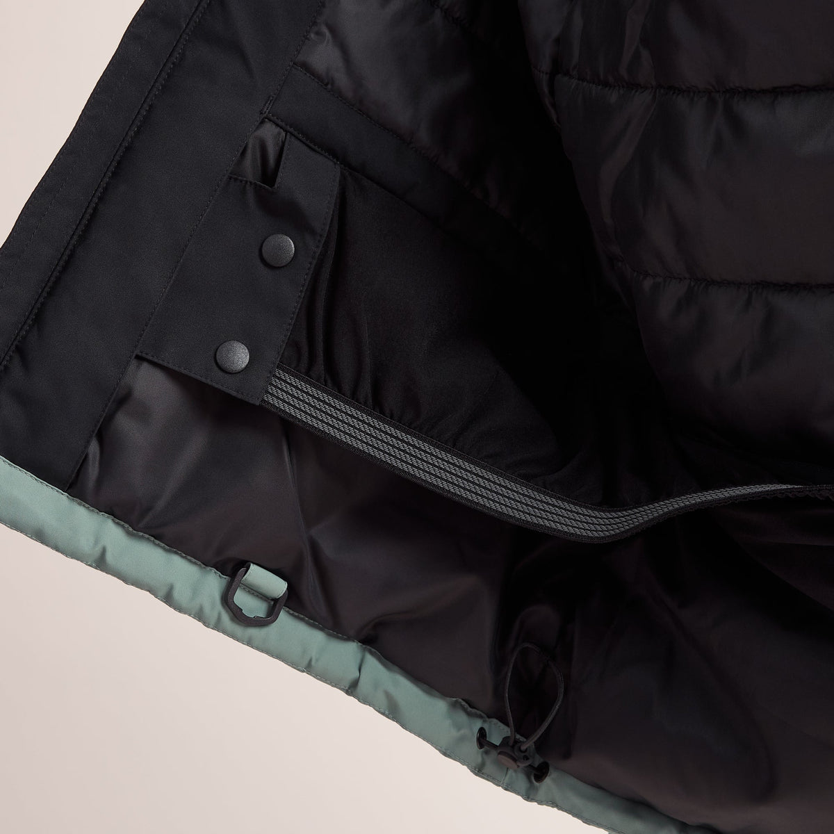Samoens Mens Waterproof Ski Jacket - Steel Teal/Black - Image 18