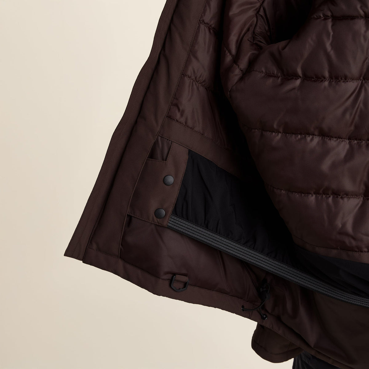Samoens Mens Waterproof Ski Jacket - Chocolate Brown - Image 16