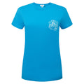 Seaside Womens 100% Cotton T-Shirt - Azure Blue - Image 5