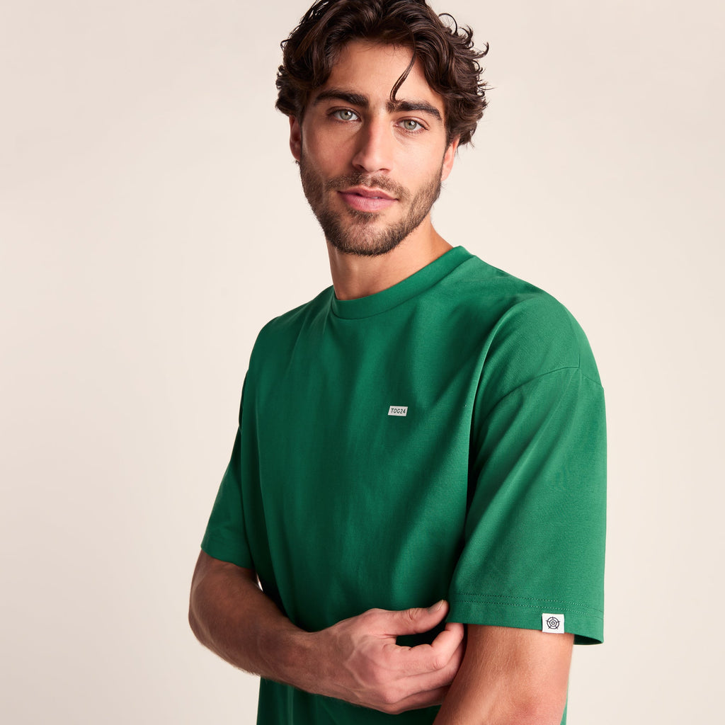 Shed Mens Premium Supersoft Relaxed Fit T-Shirt - Green - Image 5