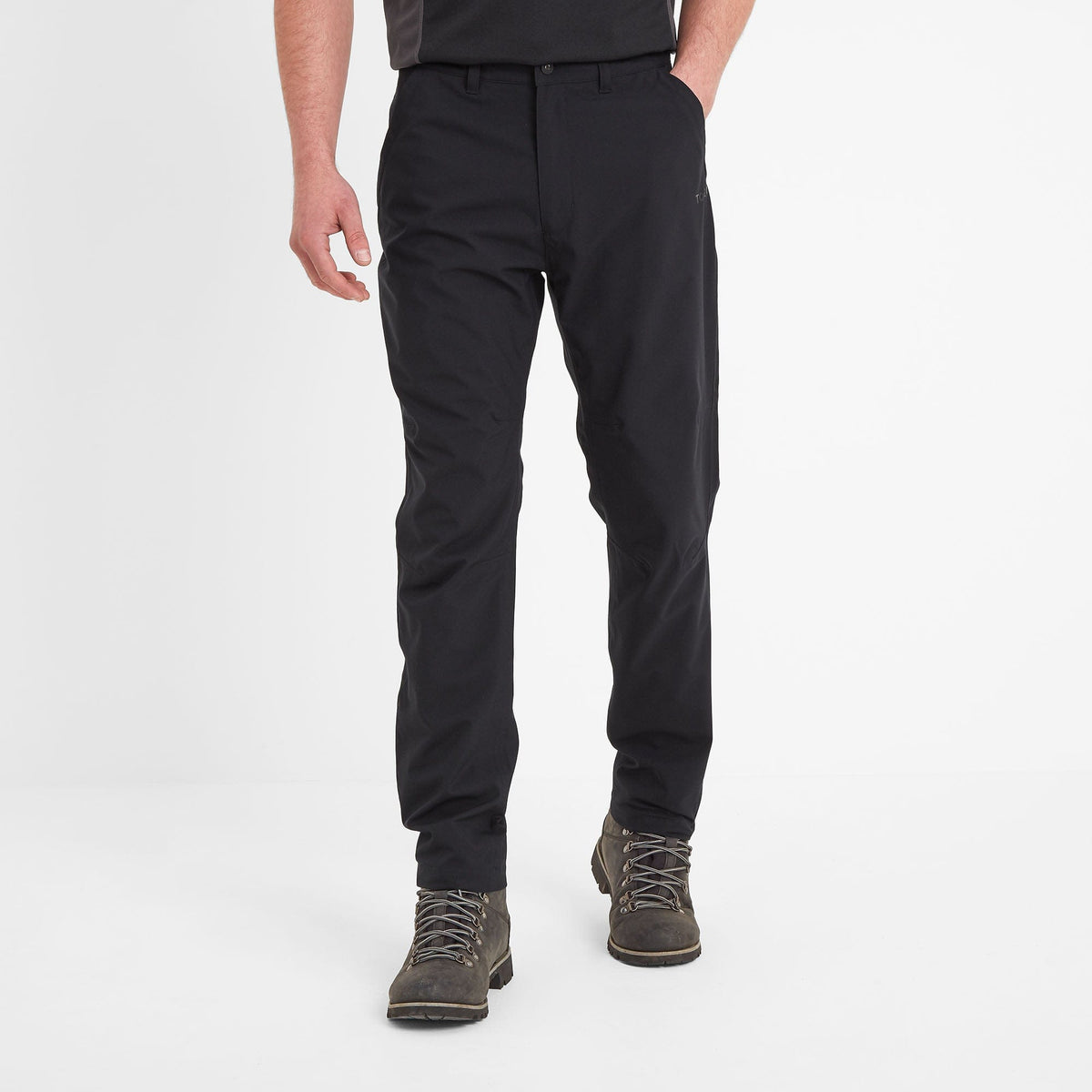 Silsden Mens Waterproof Trousers Long - Black - Image 4