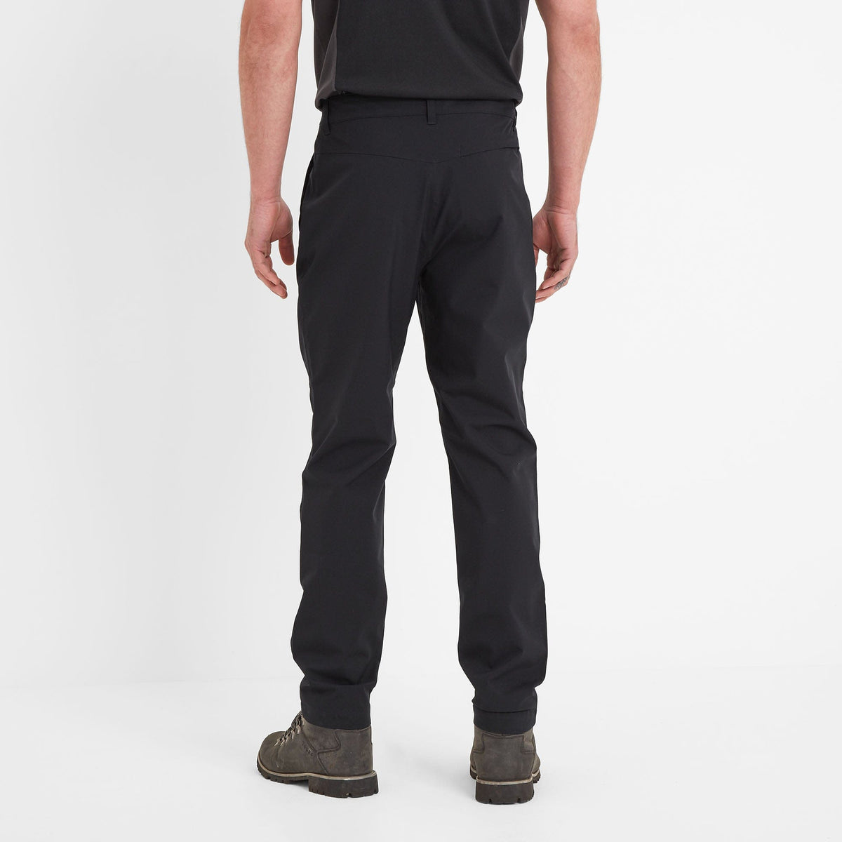 Silsden Mens Waterproof Trousers Long - Black - Image 2