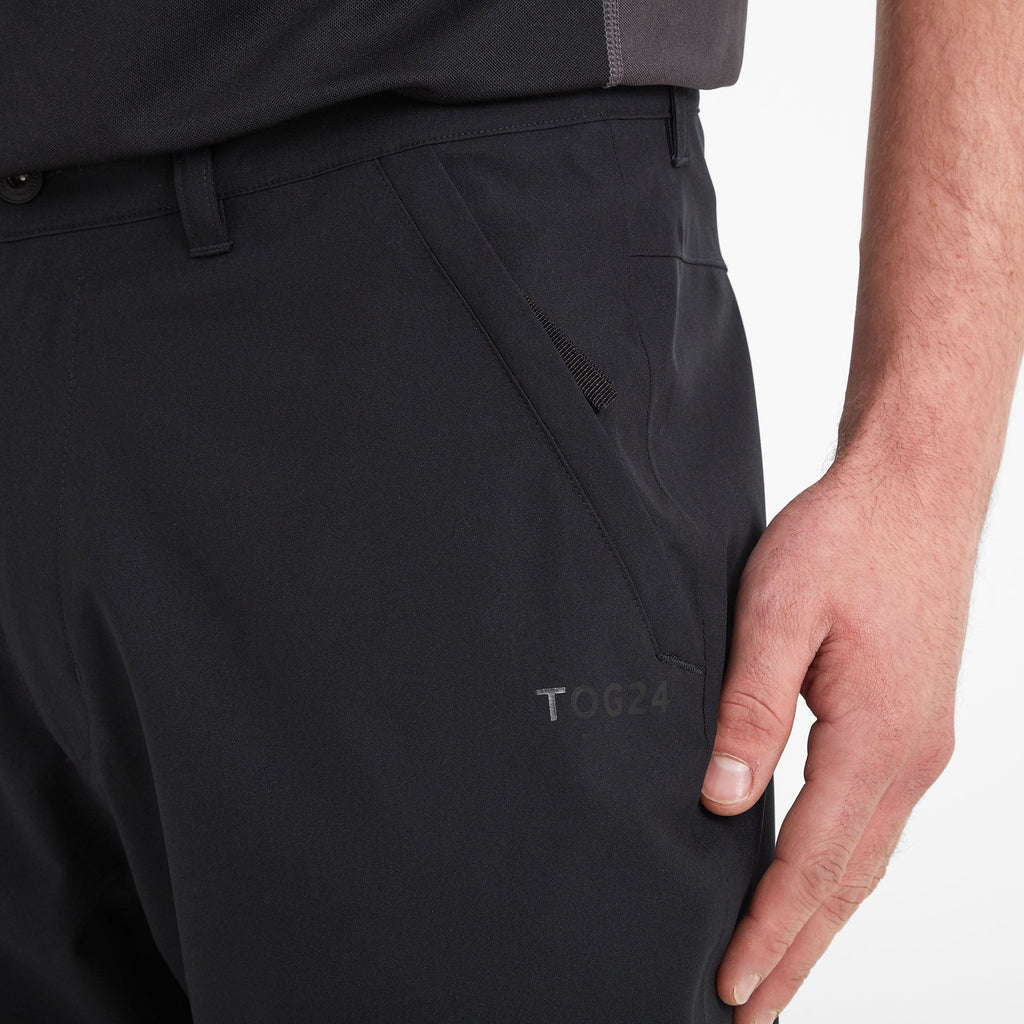 Silsden Mens Waterproof Trousers Short - Black - Image 5