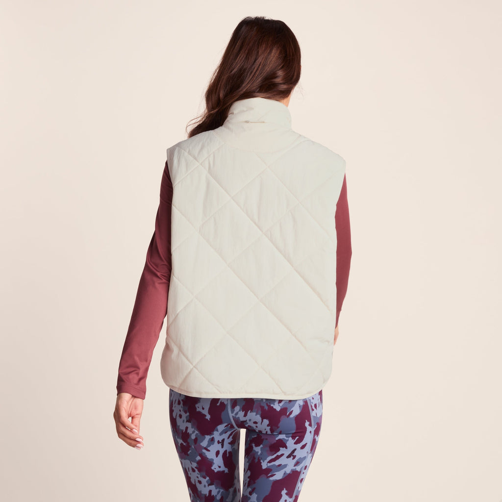 Slaley Womens Insulated Relaxed Fit Gilet - Vanilla - Image 4