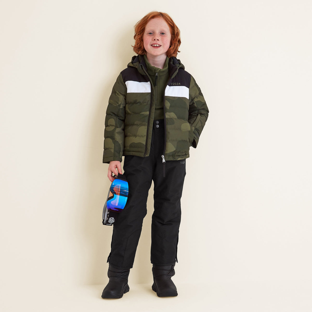 Slalom Kids Salopette - Black - Image 2