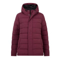 Sleight Womens Short Insulated Parka - Burgundy - Image 11