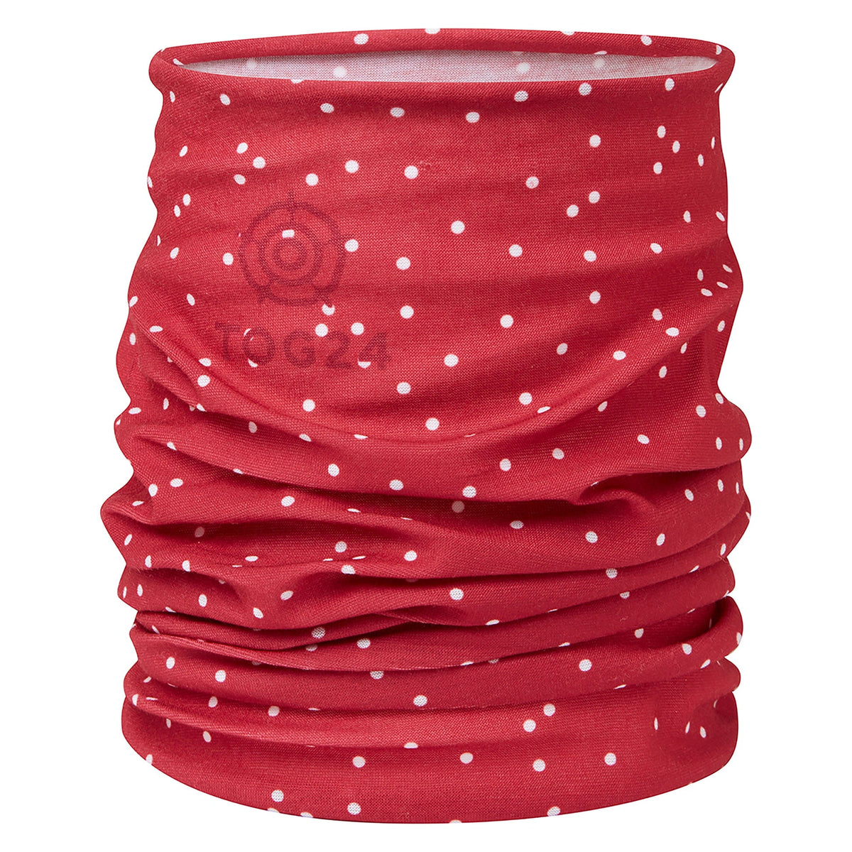 Snood Multifunctional Neck Warmer - Dark Pink Confetti Spot - Image 2
