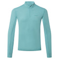 Snowdon Mens Thermal Quarter Zip Base Layer - Steel Teal - Image 7