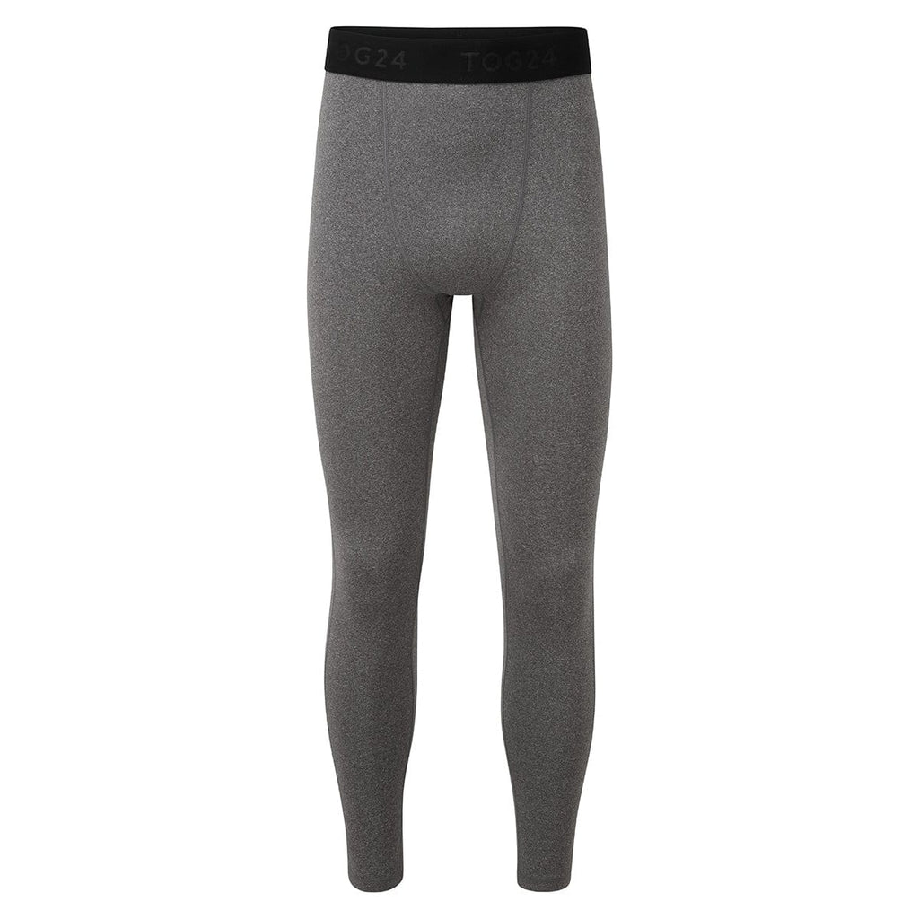 Snowdon Mens Thermal Base Layer Leggings - Grey Marl - Image 3