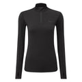 Snowdon Womens Thermal Base Layer Quarter Zip - Black - Image 7
