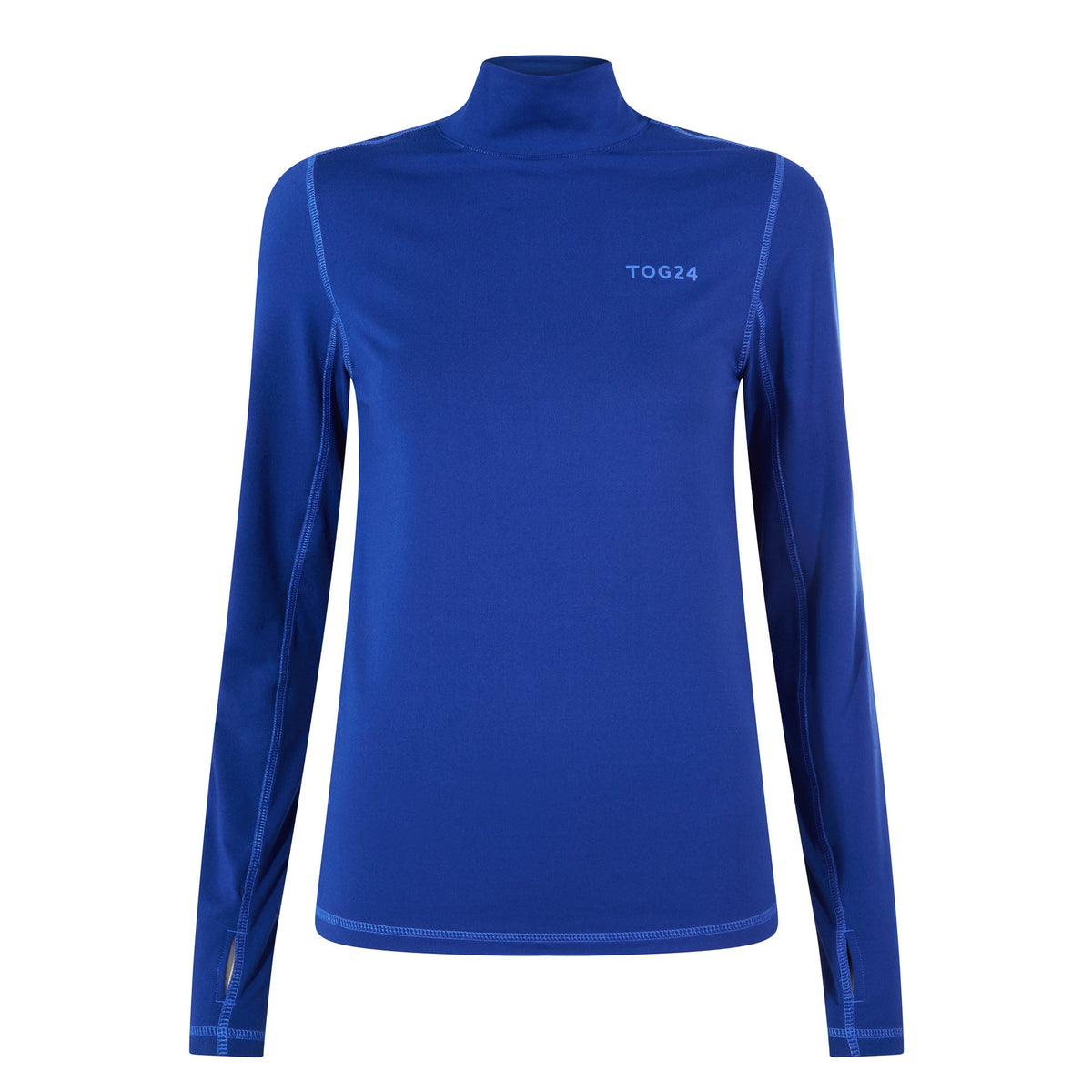 Snowdon Womens Thermal Mock Neck - Twilight Blue - Image 7
