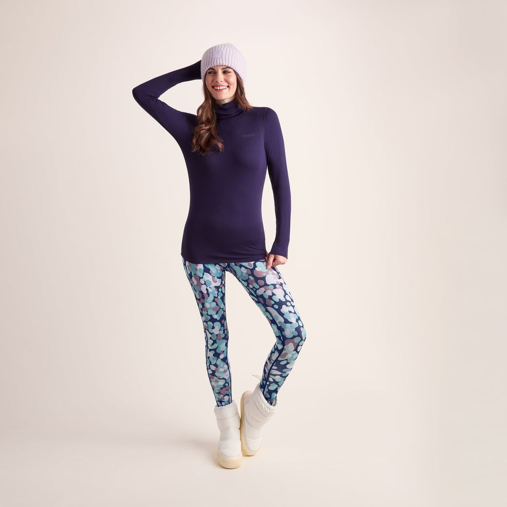 Snowdon Womens Thermal Base Layer Legging - Scatter Print - Image 2