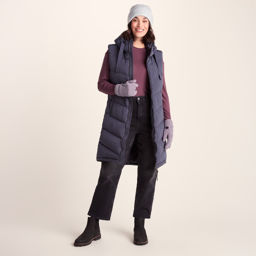 Stride Microfleece Gloves - Dusky Lilac - Image 2