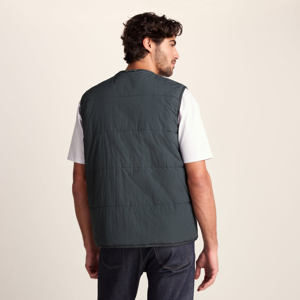 Sutterby Mens Shower Resistant Insulated Gilet - Deep Slate - Image 3